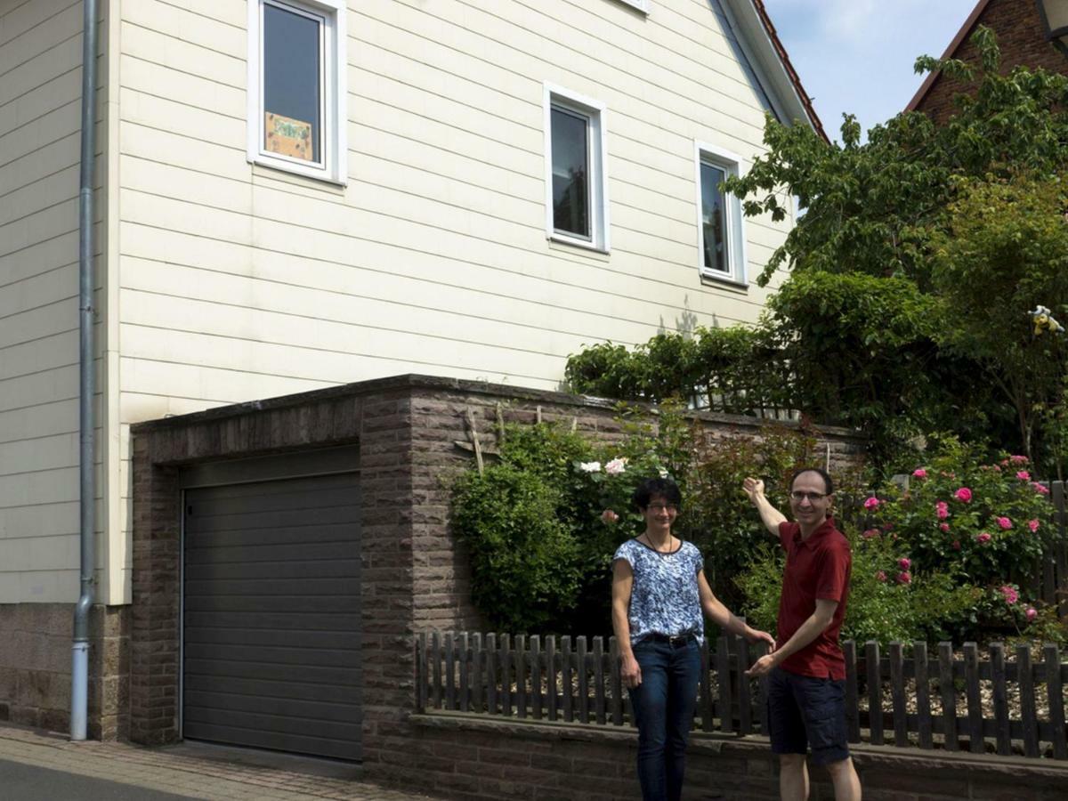 Ferienwohnung Zur Burg Trendelburg Ngoại thất bức ảnh