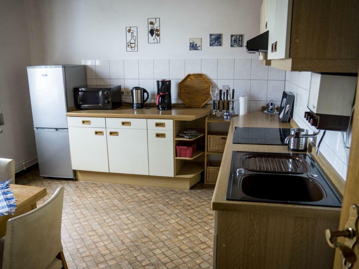 Ferienwohnung Zur Burg Trendelburg Ngoại thất bức ảnh